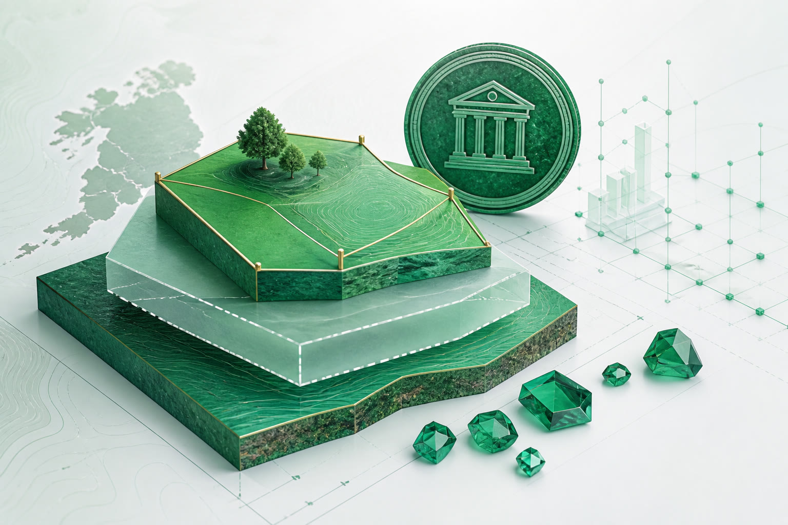 Cover illustration for "Ireland CGT: Revenue Updates the Interpretation of “Land”" — Tax article on FinnAccountings
