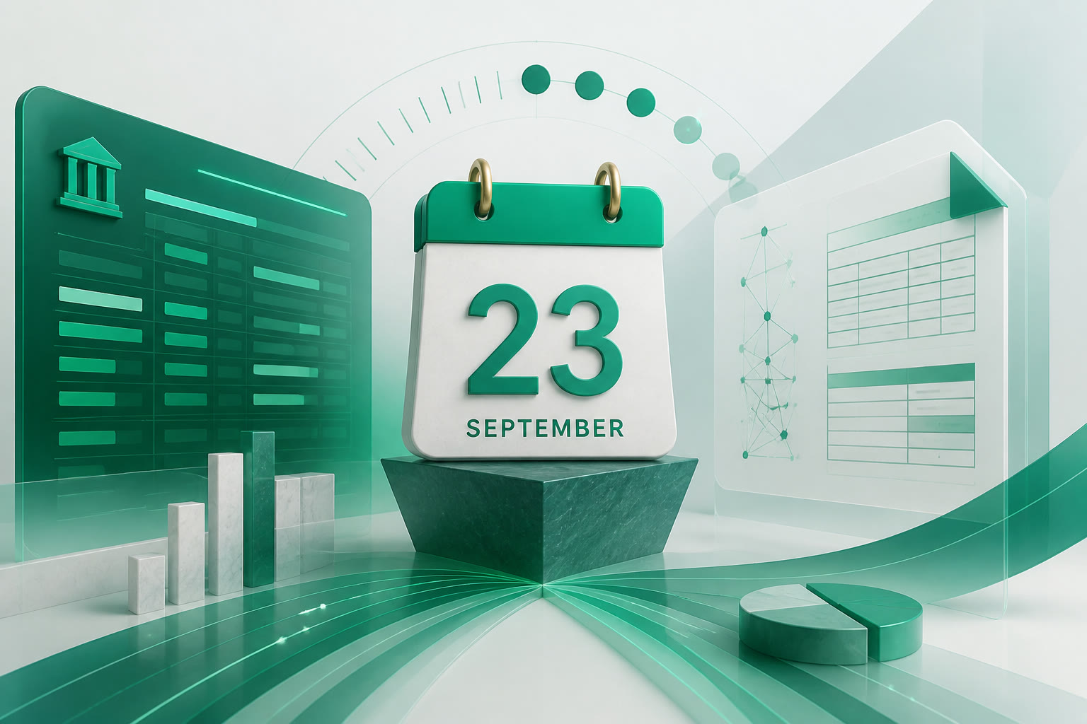 Cover illustration for "Thirty Days to 23 September: Ireland CT1 for December Year-Ends" — Tax article on FinnAccountings