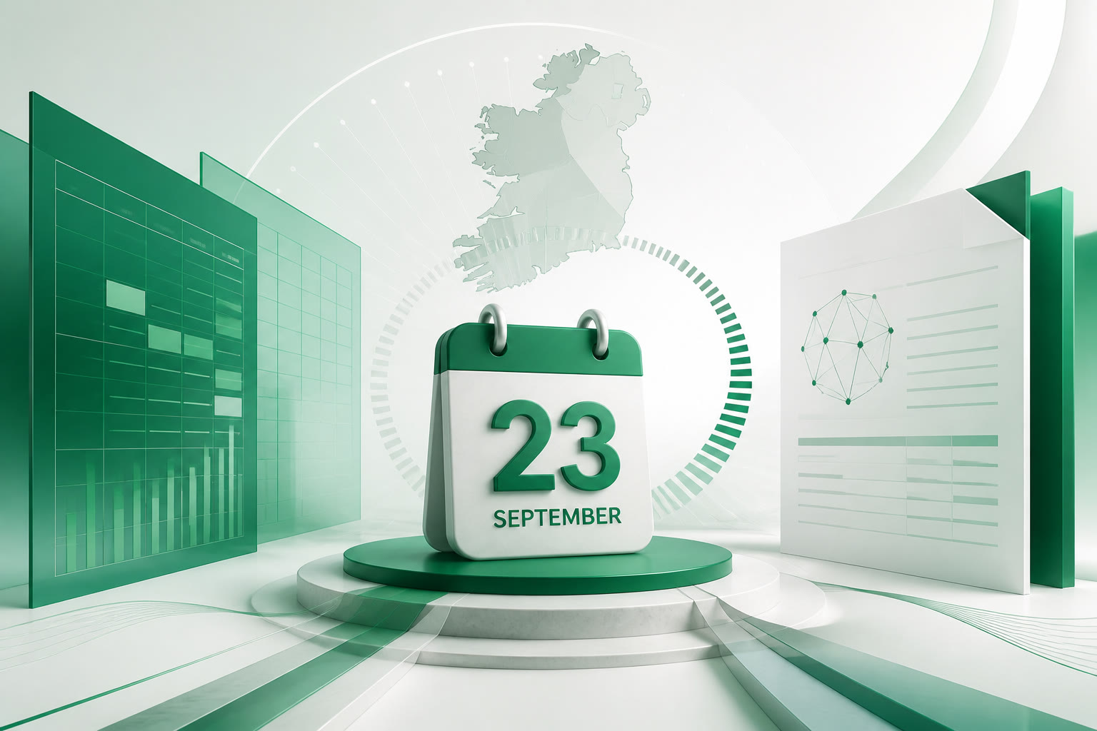 Cover illustration for "Twenty-Eight Days to 23 September: Ireland CT1 for December Year-Ends" — Tax article on FinnAccountings