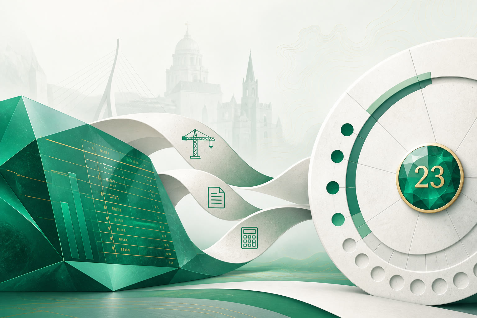 Cover illustration for "Four Days to 23 August: Ireland PAYE Pay, RCT and CT ROS Windows" — Compliance article on FinnAccountings