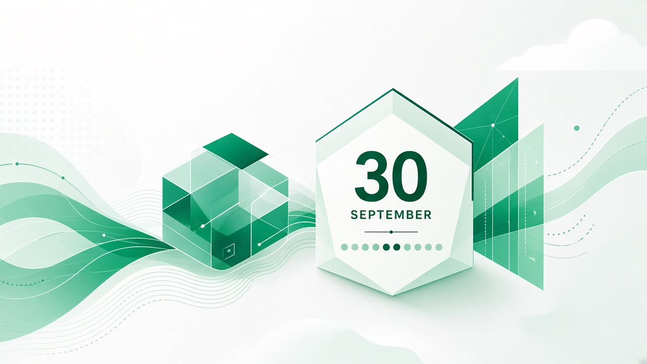 Cover illustration for "Twenty-Three Days to 30 September: Ireland August VAT IOSS" — VAT article on FinnAccountings