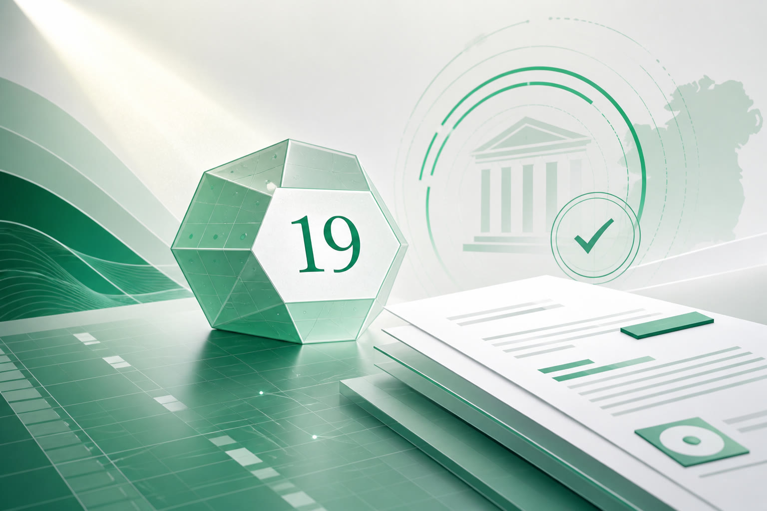 Cover illustration for "Today: Ireland VAT 3 Due for the July Return" — VAT article on FinnAccountings