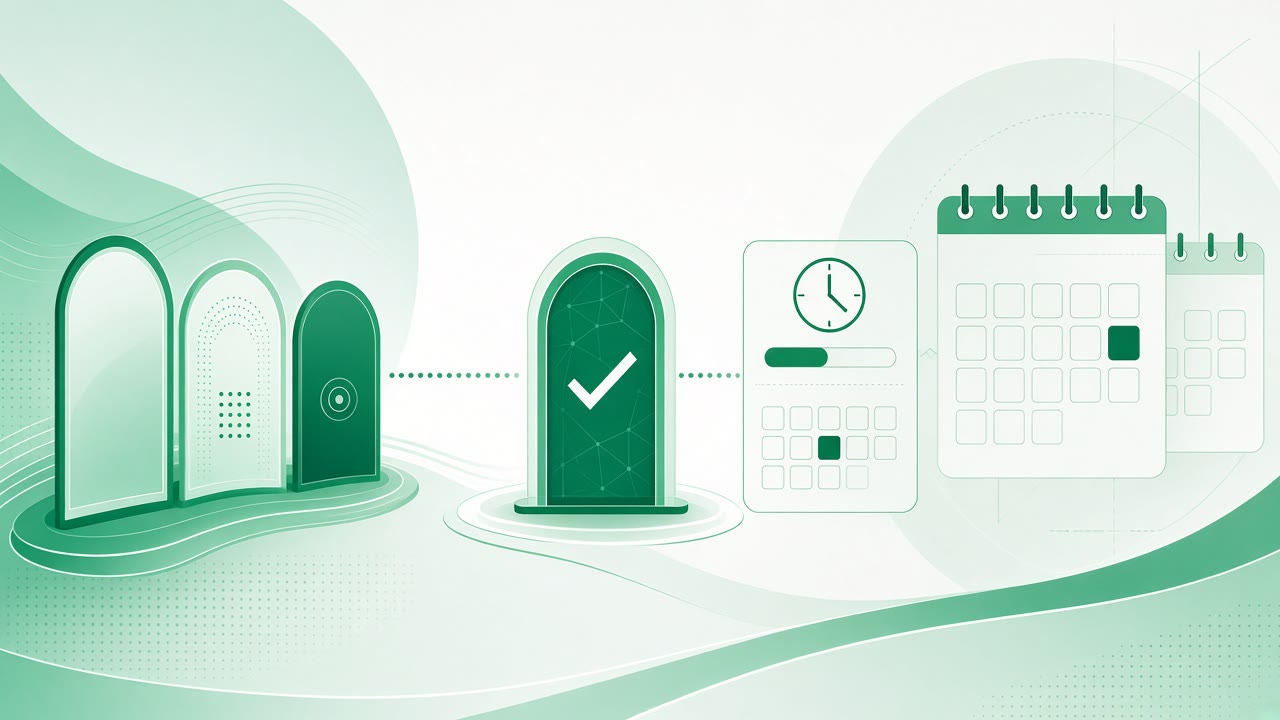 Cover illustration for "Eight Days to MTD Sign-Up Outage: Register Before 11 September" — Compliance article on FinnAccountings