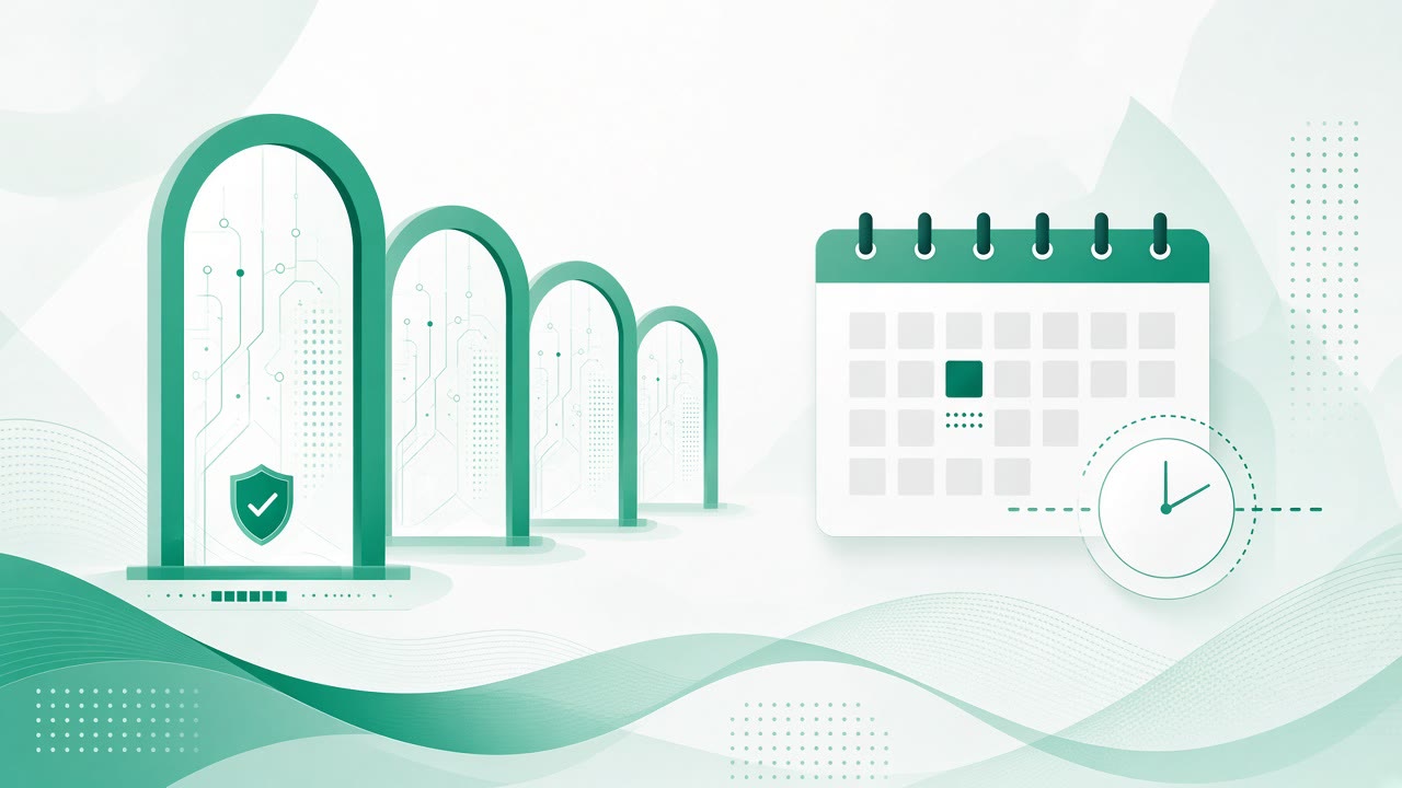 Cover illustration for "Seven Days to MTD Sign-Up Outage: Register Before 11 September" — Compliance article on FinnAccountings