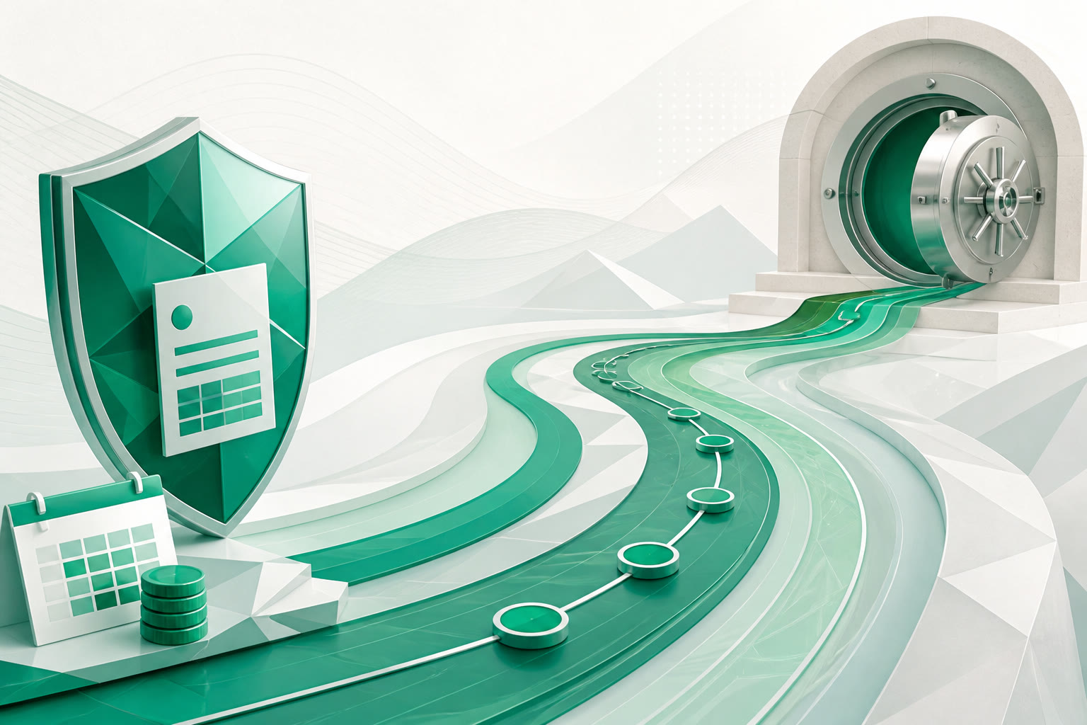 Cover illustration for "HMRC NICs Recovery Consultation: Forty-Five Days Left to 12 October 2026" — Payroll article on FinnAccountings