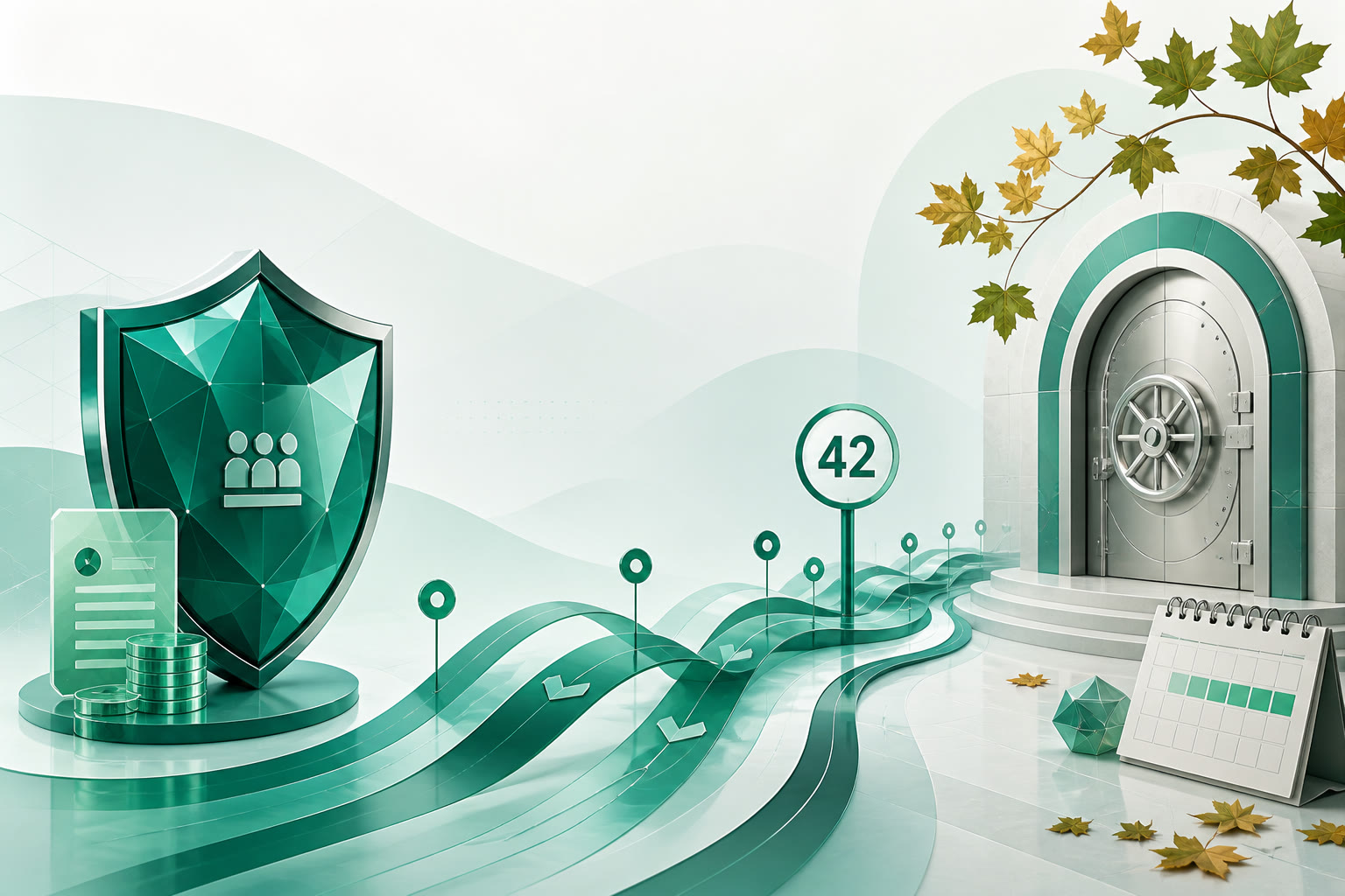 Cover illustration for "HMRC NICs Recovery Consultation: Forty-Two Days Left to 12 October 2026" — Payroll article on FinnAccountings